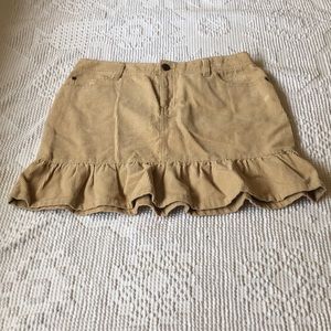 American Living Corduroy Distressed Skirt